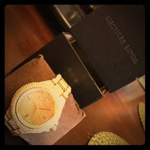 MK Gold Camille watch authentic